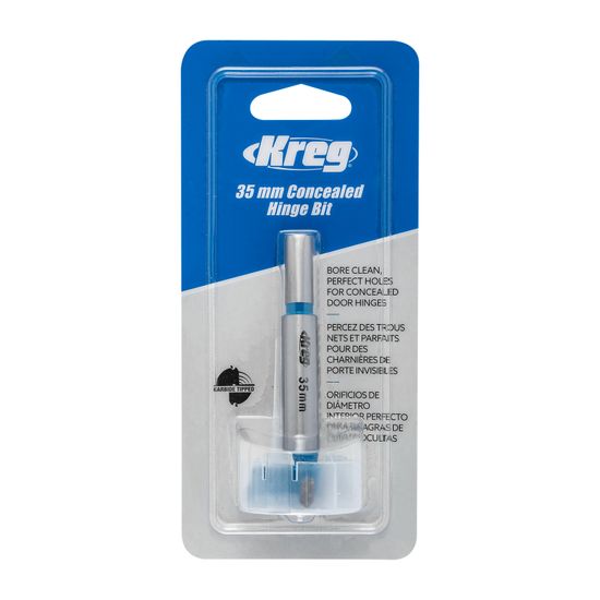 KREG 35mm Concealed Hinge Bore Bit Tct Tungsten Carbide Tipped